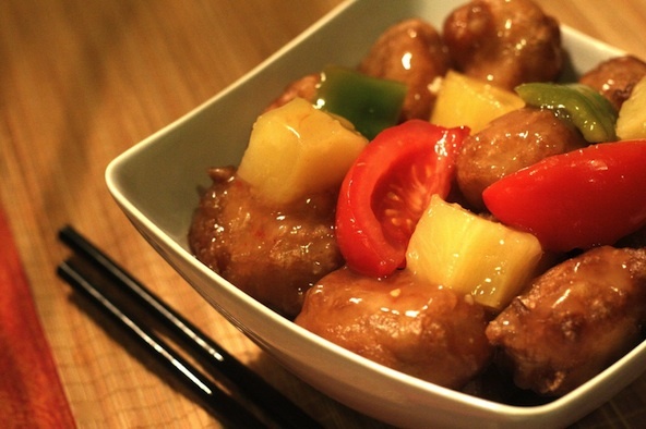Order 170. Sweet and Sour Combo food online from China Bowl store, Elk Grove Village on bringmethat.com