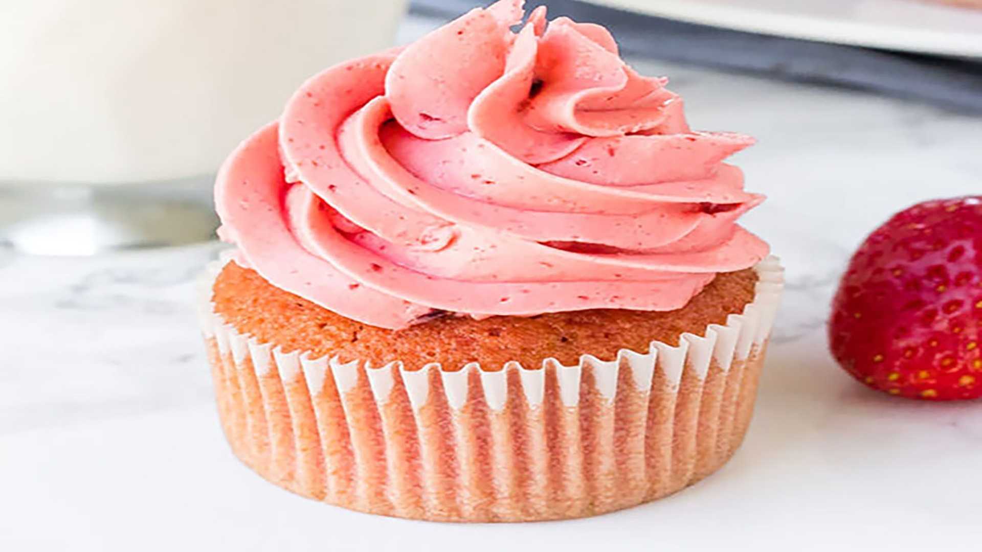 Order Sweet Strawberry food online from Cupcakes & Beyond store, Fairfax on bringmethat.com