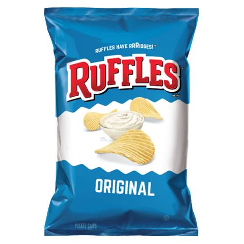 Order Ruffles Original Flavor - 8.5 oz Bag/Single food online from Bottle Shop & Spirits store, Los Alamitos on bringmethat.com