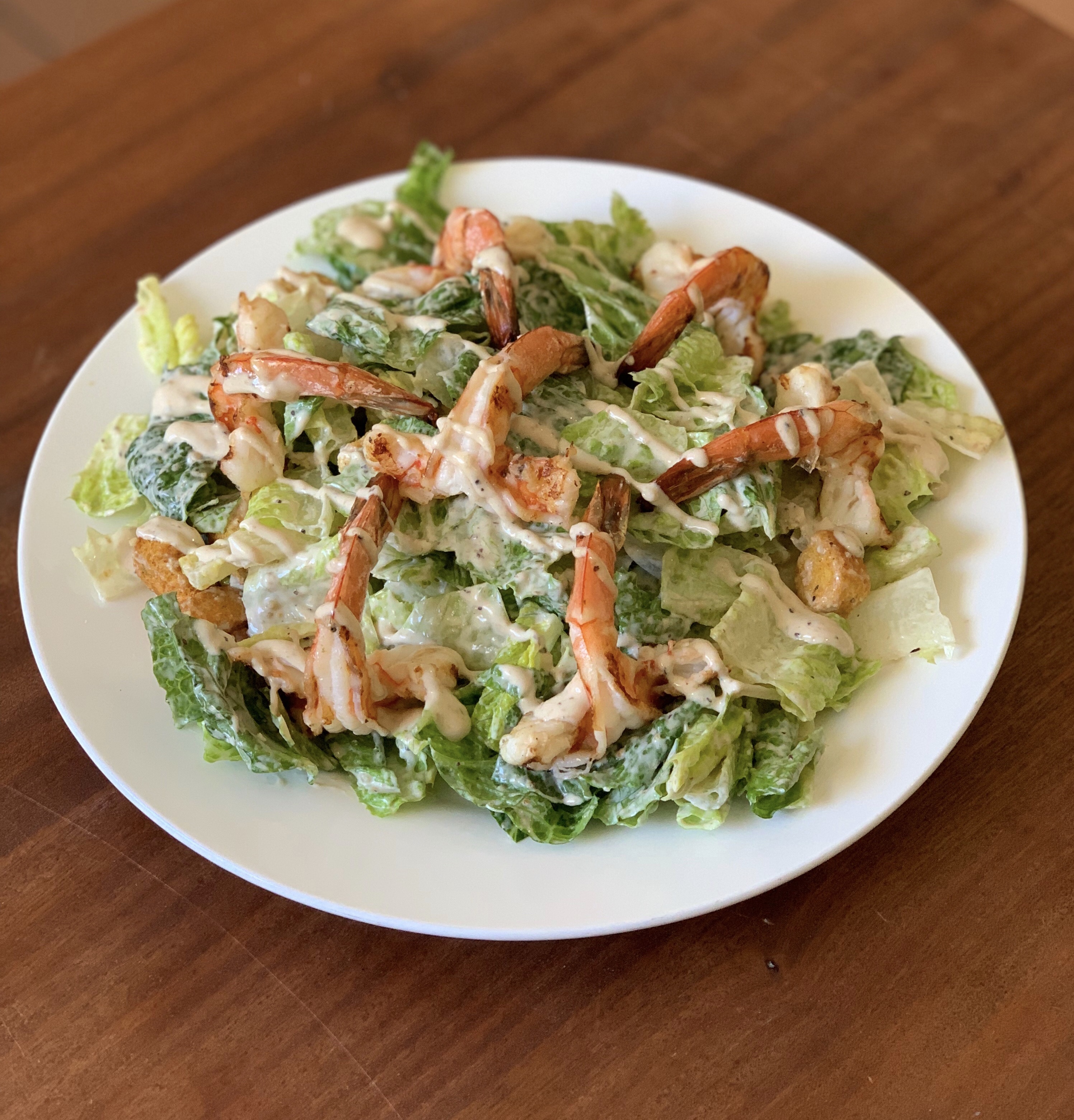 Order Caesar Salad with Grilled Shrimp food online from The Original Venice Restaurant store, Bronx on bringmethat.com