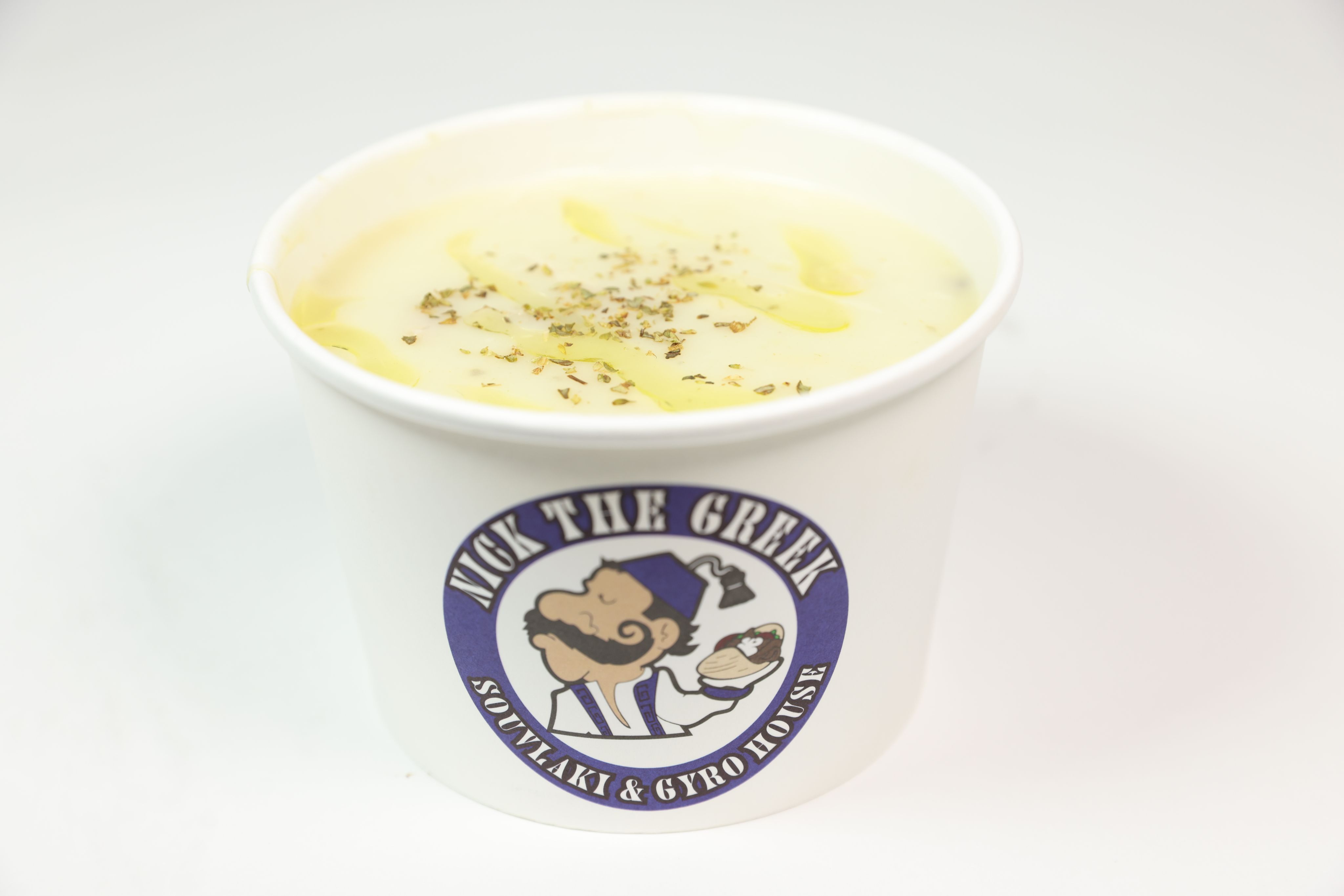 Order Avgolemono Soup food online from Nick The Greek store, Morgan Hill on bringmethat.com
