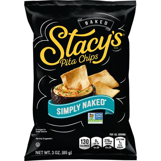 Order Stacy's Baked Pita Chips Simply Naked (3 oz) food online from Rite Aid store, Yamhill County on bringmethat.com