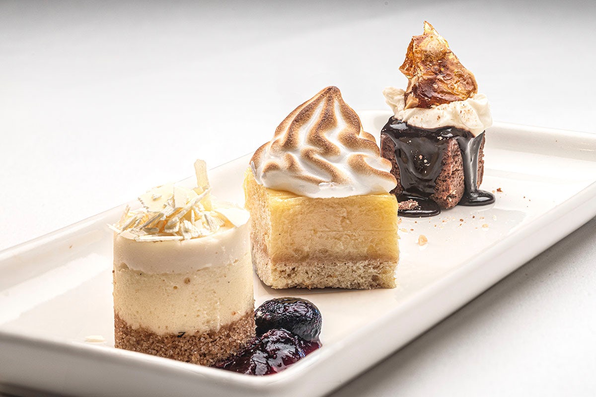 Order Dessert Trio food online from Perry Steakhouse & Grille store, Dallas on bringmethat.com