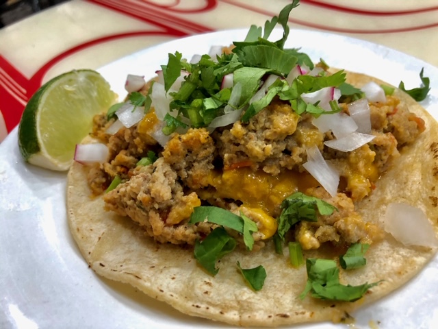 Order 20. Tex Turkey Taco with Cheddar food online from Al horno lean mexican kitchen catering store, New York on bringmethat.com