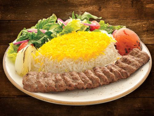 Order Ground Sirloin Plate food online from Kabob Lounge store, Carmel Valley on bringmethat.com