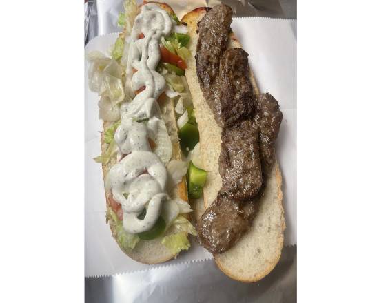 Order Lamb and grilled onions sandwich only food online from Kennedy Fried Chicken store, Monticello on bringmethat.com