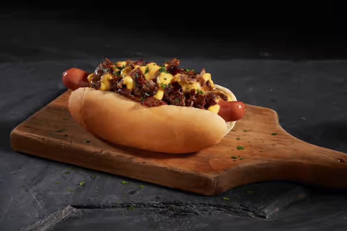 Order NY Cheesesteak Dog food online from Nathan Famous store, Yonkers on bringmethat.com