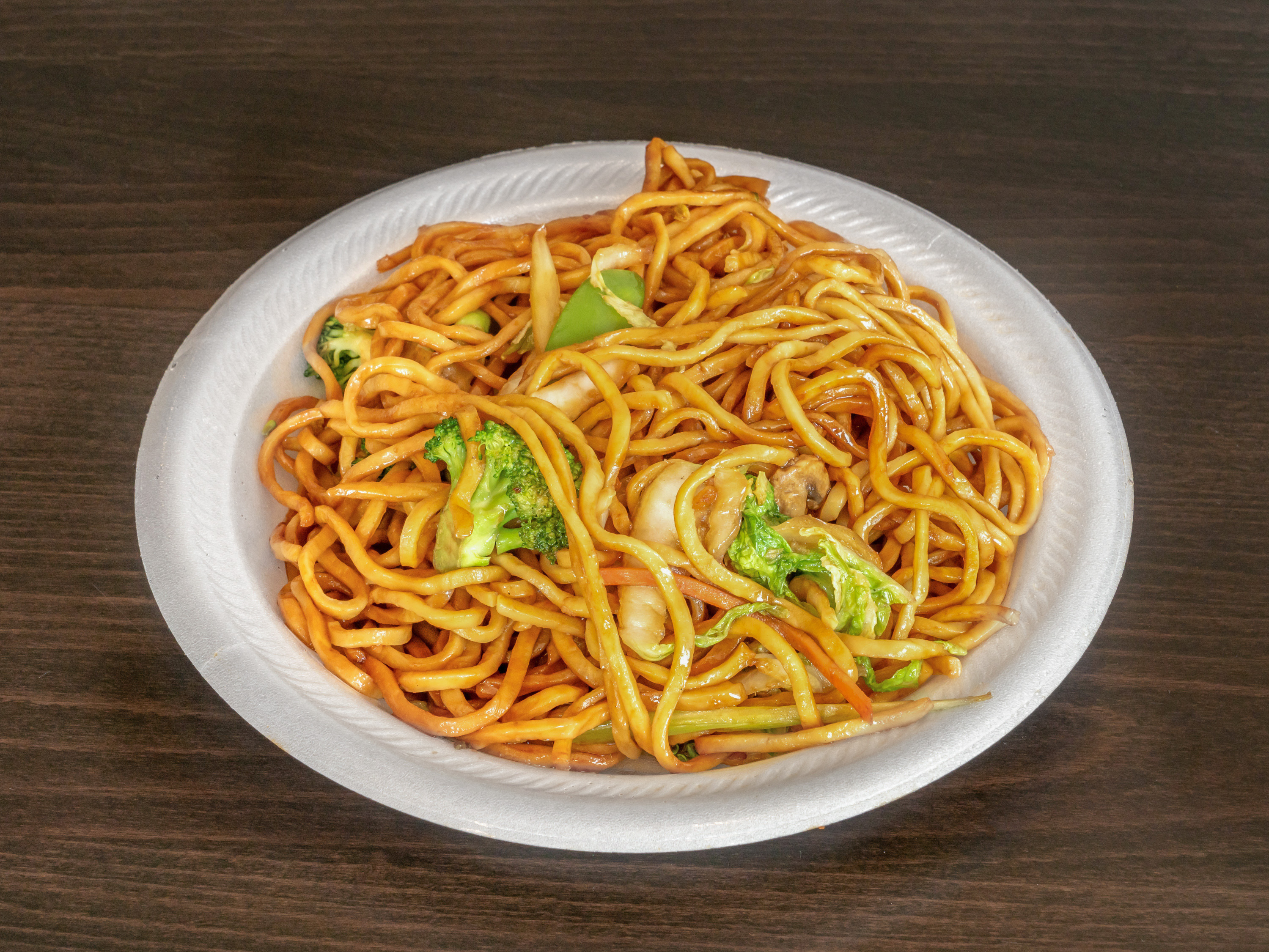 Order 80. Lo Mein Veg food online from Eddie Cheng Chinese Restaurant store, Richfield on bringmethat.com