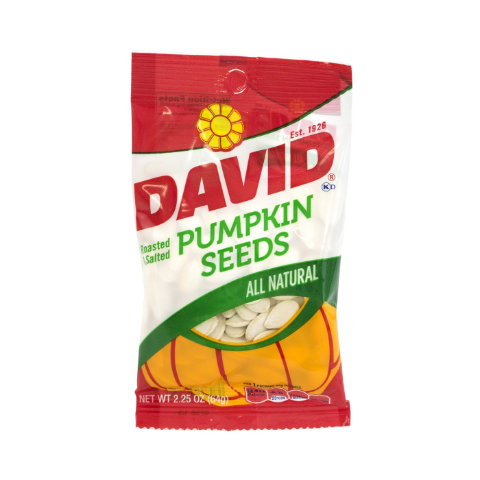 Order David Pumpkin Seeds 2.25oz food online from 7-Eleven store, Pittsburgh on bringmethat.com