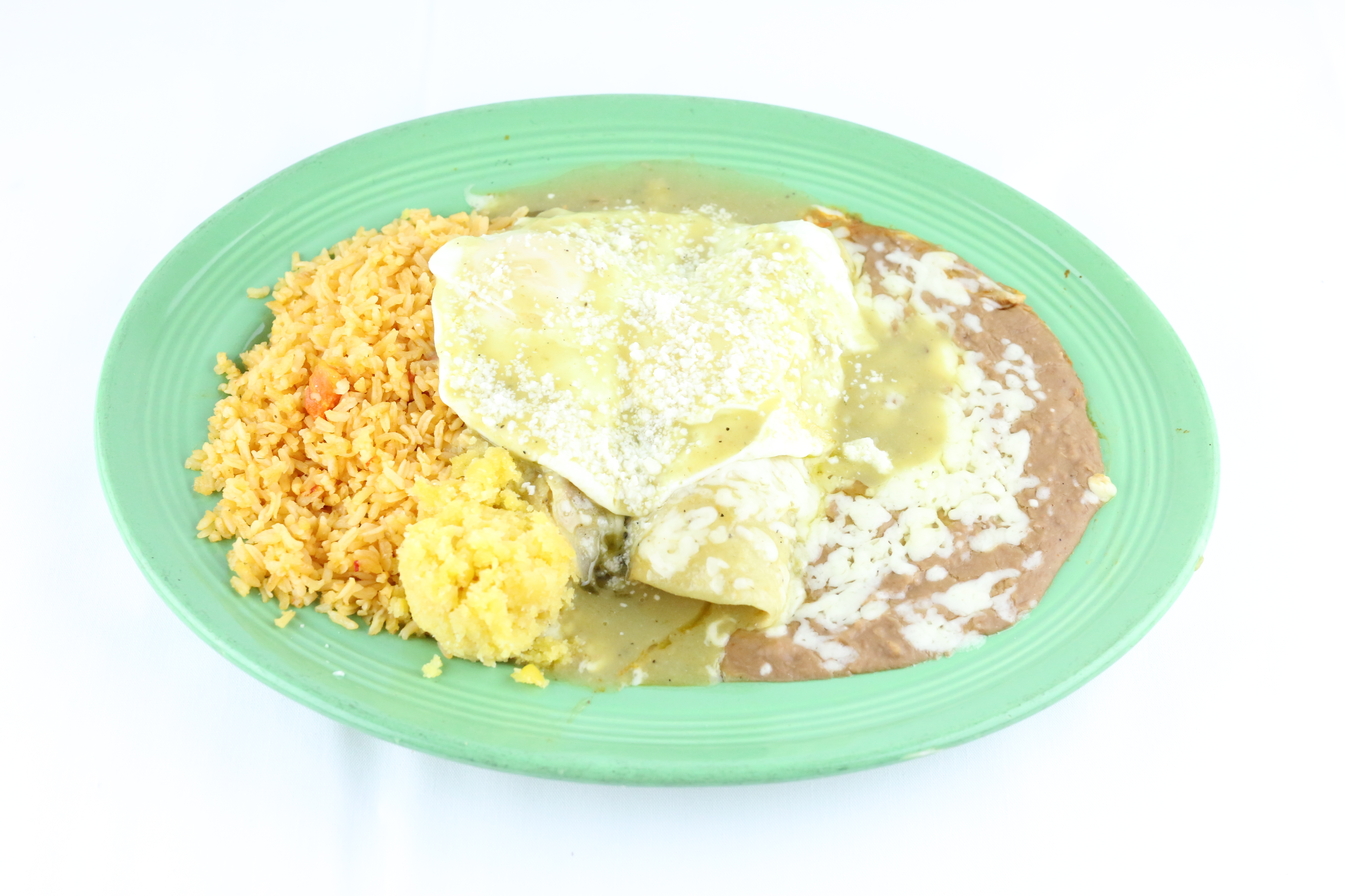 Order Enchiladas Sunrise Almuerzo food online from El Tapatio store, Citrus Heights on bringmethat.com