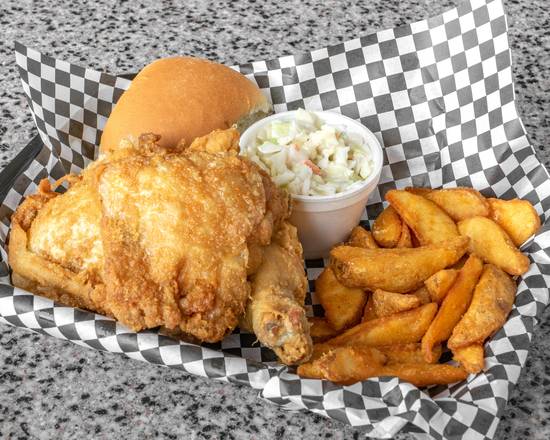Order 1/2 Chicken “All Dark” Dinner (4 pcs) food online from The Coop store, South Saint Paul on bringmethat.com