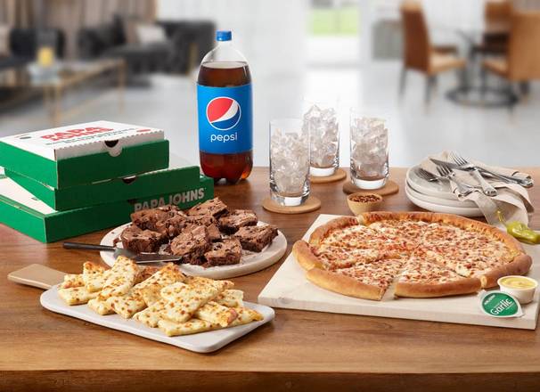 Order Cheese Pizza, Chztx, Brownie & Pepsi food online from Papa Johns Pizza store, Palatka on bringmethat.com