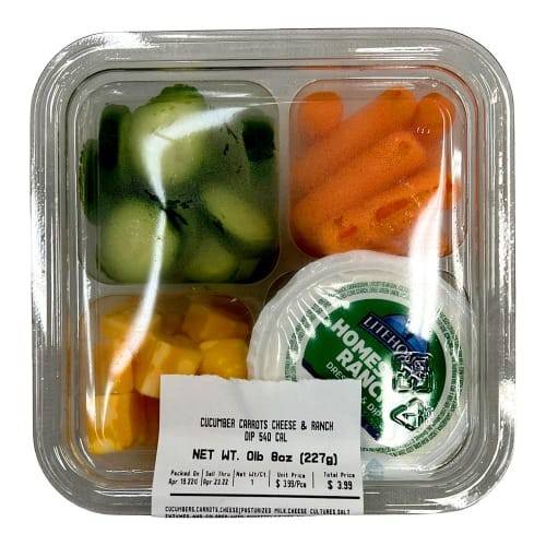 Order Cucumber Carrots Cheese & Ranch Dip (8 oz) food online from Albertsons store, Bakersfield on bringmethat.com