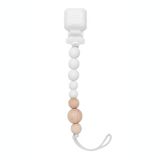 Order Loulou Lollipop® Soother Pacifier Clip in White food online from Bed Bath & Beyond store, Lancaster on bringmethat.com