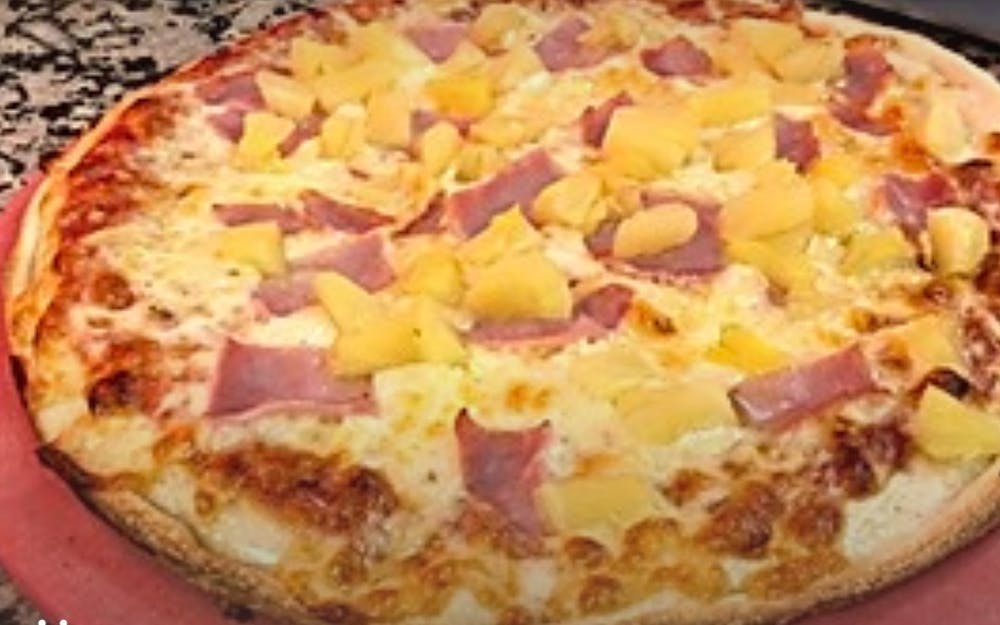 Order Hawaiian Pizza - 10" food online from Singas Pizza store, Hicksville on bringmethat.com
