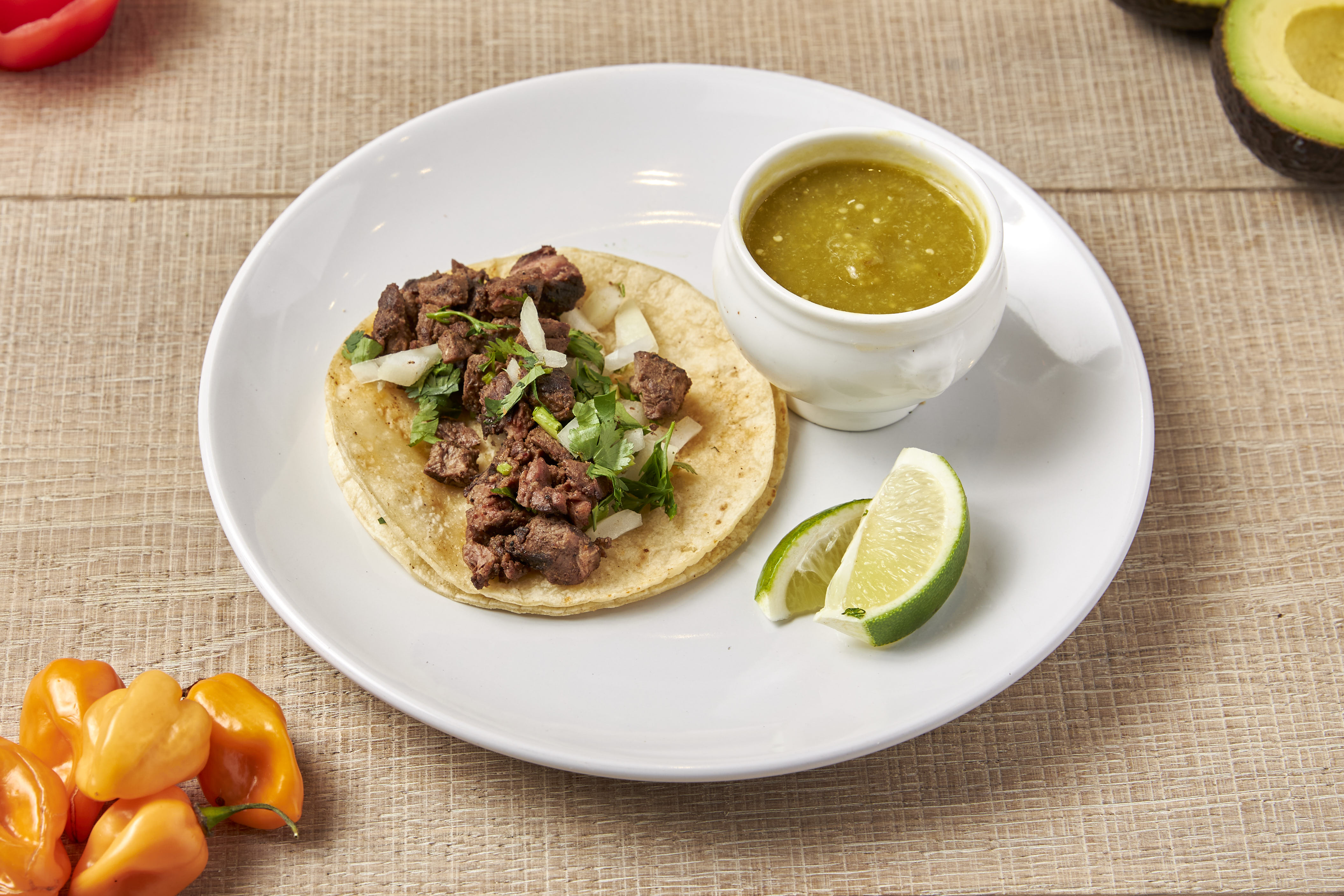 Order Carne Asada Taco food online from Market Creations store, Chicago on bringmethat.com