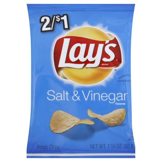 Order Lay's Potato Chips Salt and Vinegar (1.125 oz) food online from Rite Aid store, Eugene on bringmethat.com