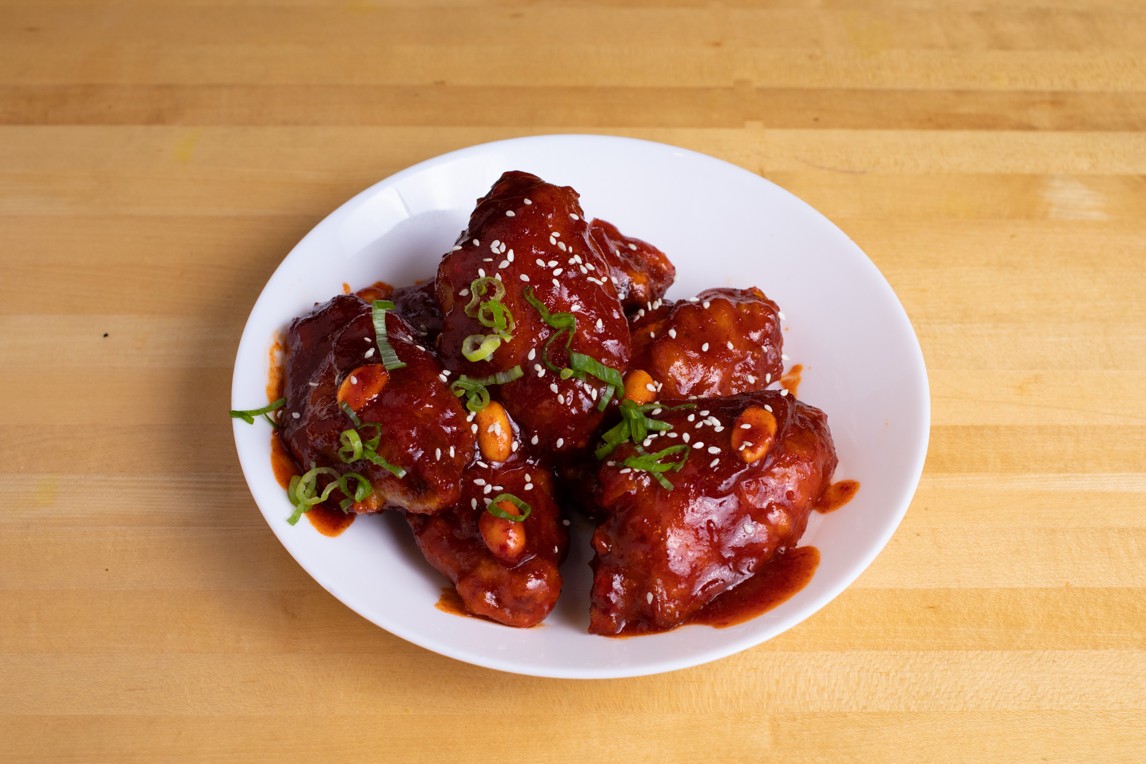 Order 3. Spicy Korean Fried Chicken Wings with Sweet & Sour Spicy Sauce. food online from Super Pan store, San Francisco on bringmethat.com