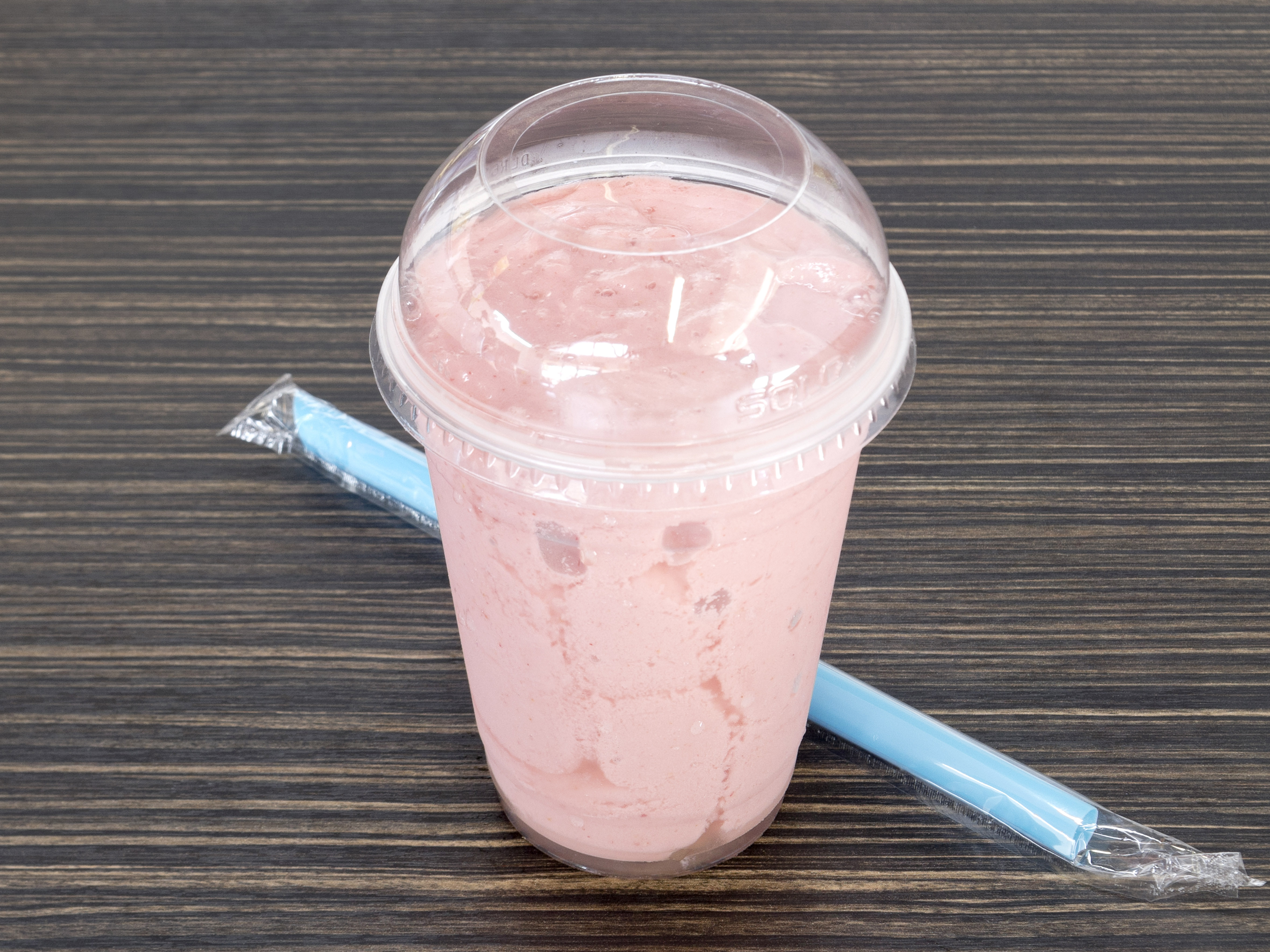 Order 6. Strawberry and Banana Smoothie food online from Red Oak Donuts store, Red Oak on bringmethat.com