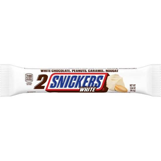 Order Snickers White Chocolate Bar food online from Exxon Food Mart store, Port Huron on bringmethat.com
