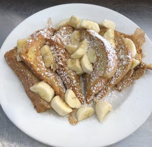 Order Portuguese Sweet Bread French Toast food online from Rachel's Cafe store, Wakefield on bringmethat.com