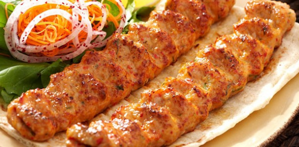 Order Chicken Sheesh Kabab Kadhai food online from Zafran Kabab Palace store, Charlotte on bringmethat.com