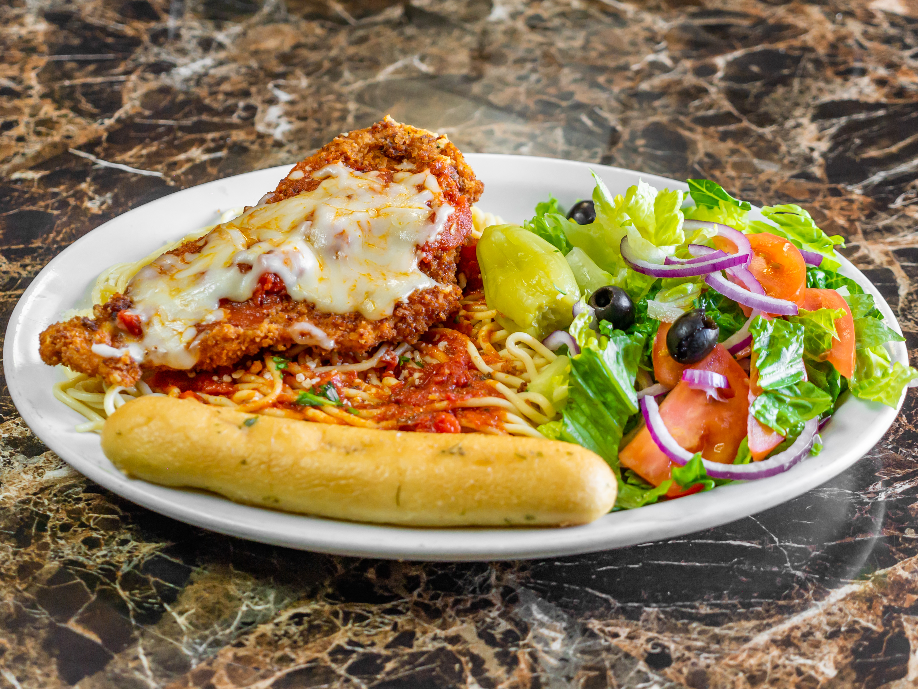 Order Chicken Parmesan food online from Ciao Italiano! store, San Mateo on bringmethat.com