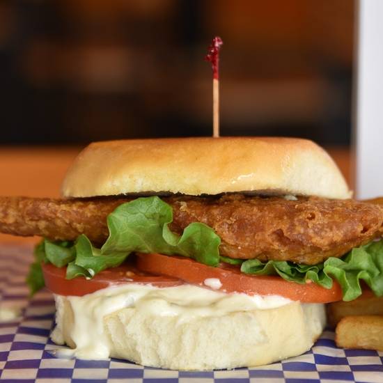 Order Fish Sandwich food online from Burger Nation store, Houston on bringmethat.com