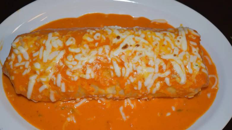 Order Salsa Roja Burrito food online from Taqueria California store, Windsor on bringmethat.com
