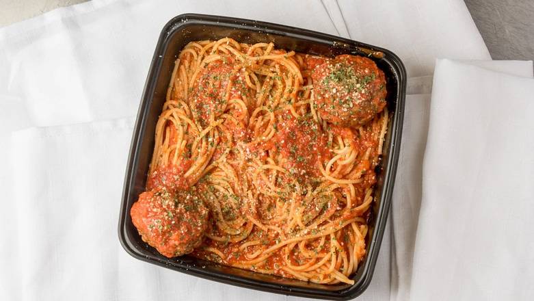 Order Spaghetti and Meatballs Pasta food online from Papa Saverio's store, Elgin on bringmethat.com