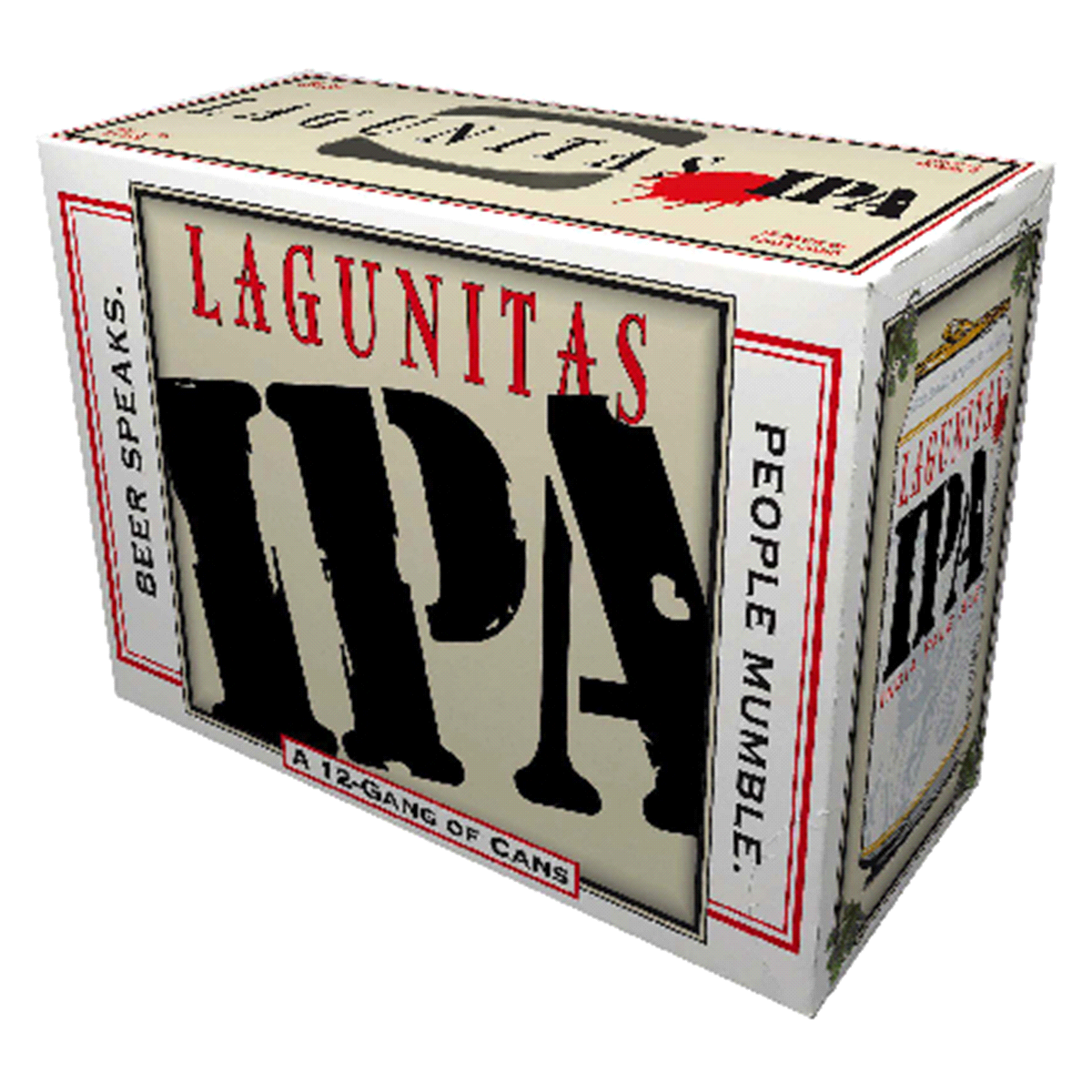 Order Lagunitas IPA 12 Pack Cans food online from Village Wine & Spirits store, Ventura on bringmethat.com