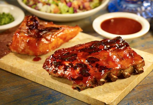 Order 1/2 Chicken & Full Slab of Ribs food online from Stonefire Grill store, Rancho Cucamonga on bringmethat.com