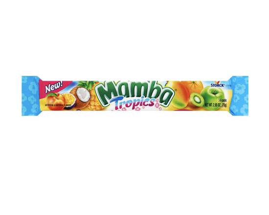 Order Mamba Fruit Chews, Tropics - 18 chews, 2.65 oz food online from Loma Mini Market store, Long Beach on bringmethat.com