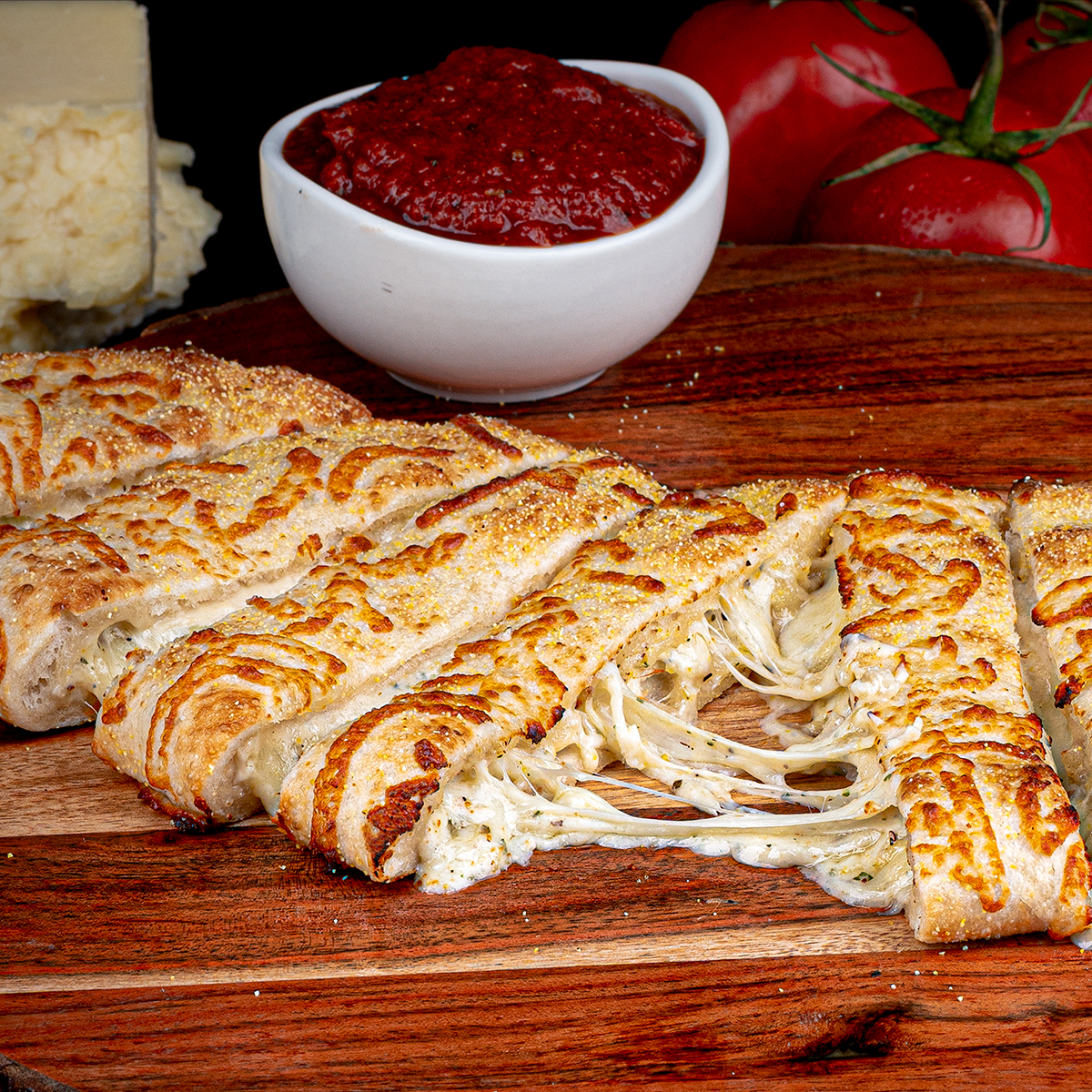 Order Garlic Stuffed Cheesy Bread food online from Calzone store, Cameron Park on bringmethat.com