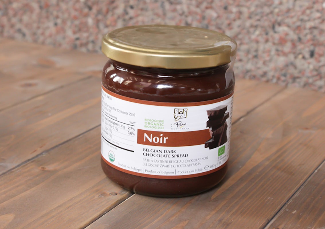 Order  Noir Organic Dark Chocolate Spread food online from Le Pain Quotidien                                                                                    store, Fairfax on bringmethat.com