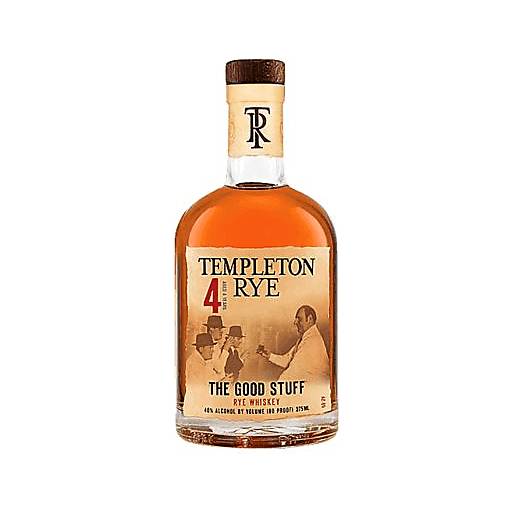 Order Templeton Rye 4 Yr Small Batch Whiskey (375 ML) 123866 food online from Bevmo! store, Ladera Ranch on bringmethat.com