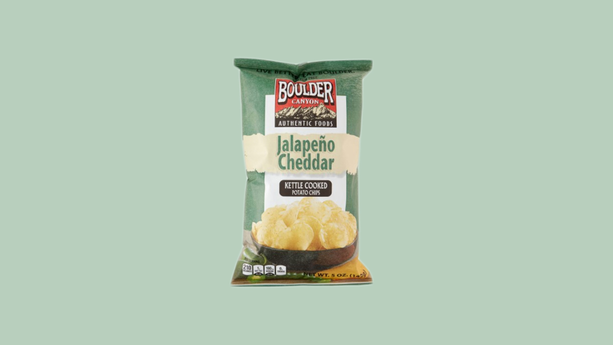 Order Boulder Canyon Potato Chips - Jalapeno Cheddar food online from Chopt Creative Salad Co. store, Washinton on bringmethat.com