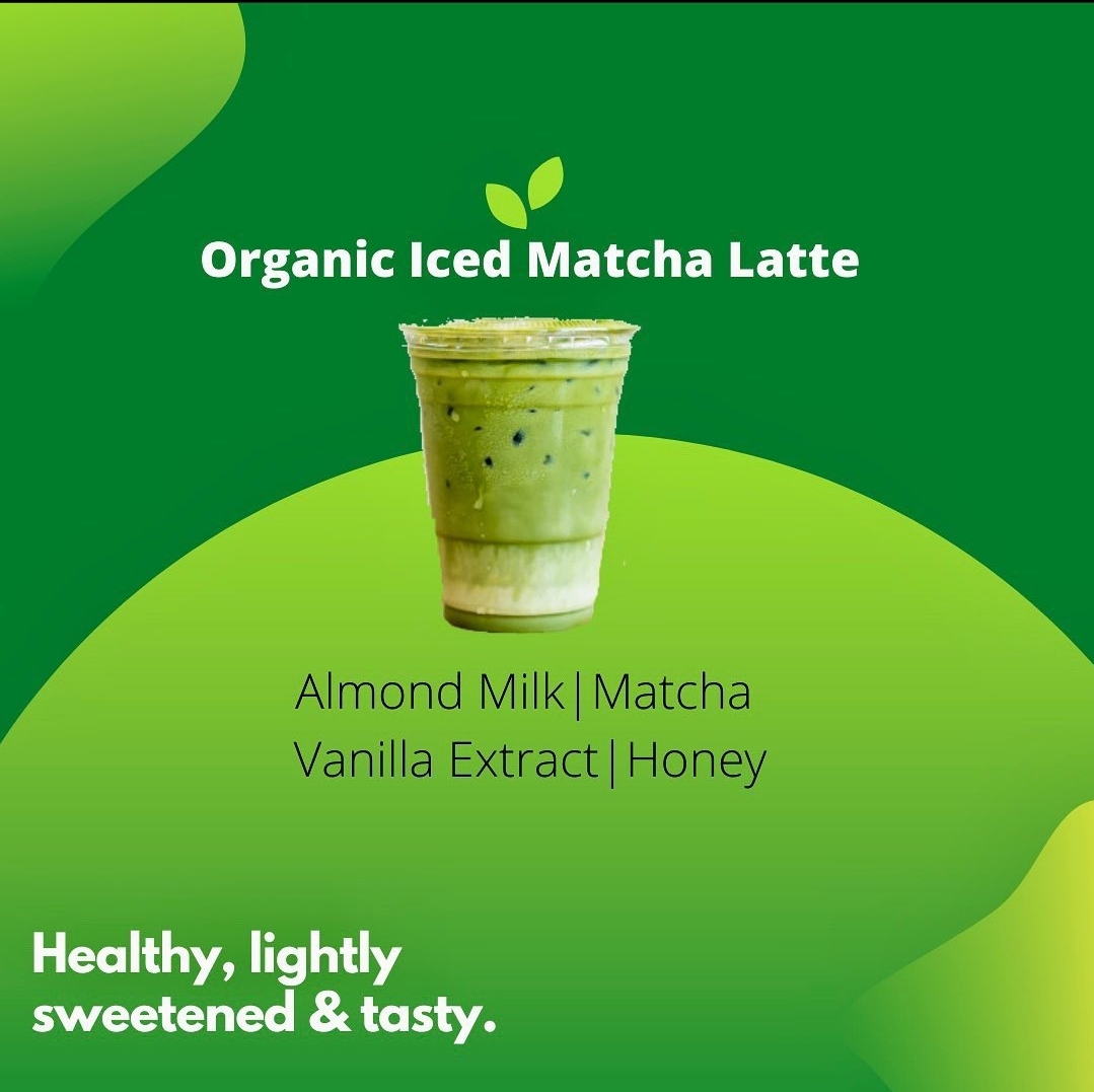 Order ICED Matcha Latte food online from Pure Pressed Juice store, Los Angeles on bringmethat.com