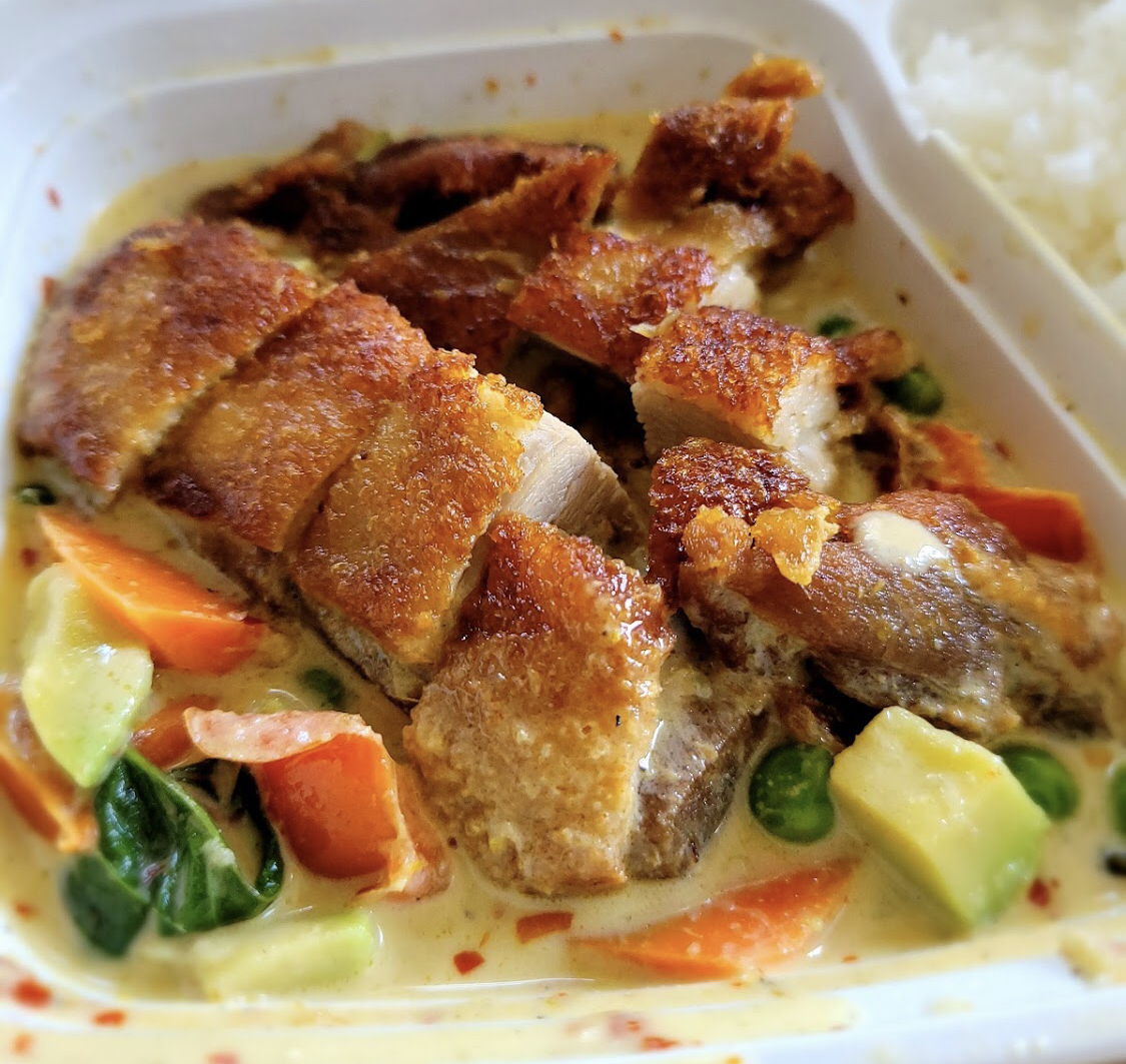 Order Duck With Avocado Green Curry food online from Diamond Thai store, Somerset on bringmethat.com