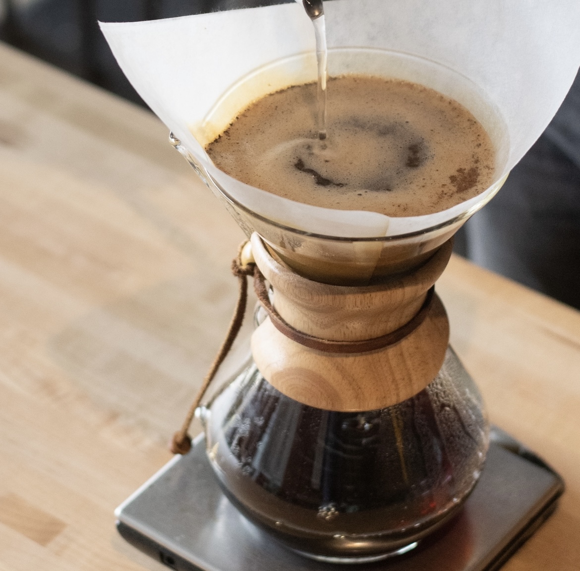 Order 12 oz V60 Pourover food online from De Fer Coffee & Tea store, Pittsburgh on bringmethat.com