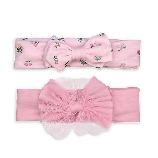 Order carter's® 2-Pack Jersey Bow Headwraps in Pink food online from Bed Bath & Beyond store, Lancaster on bringmethat.com