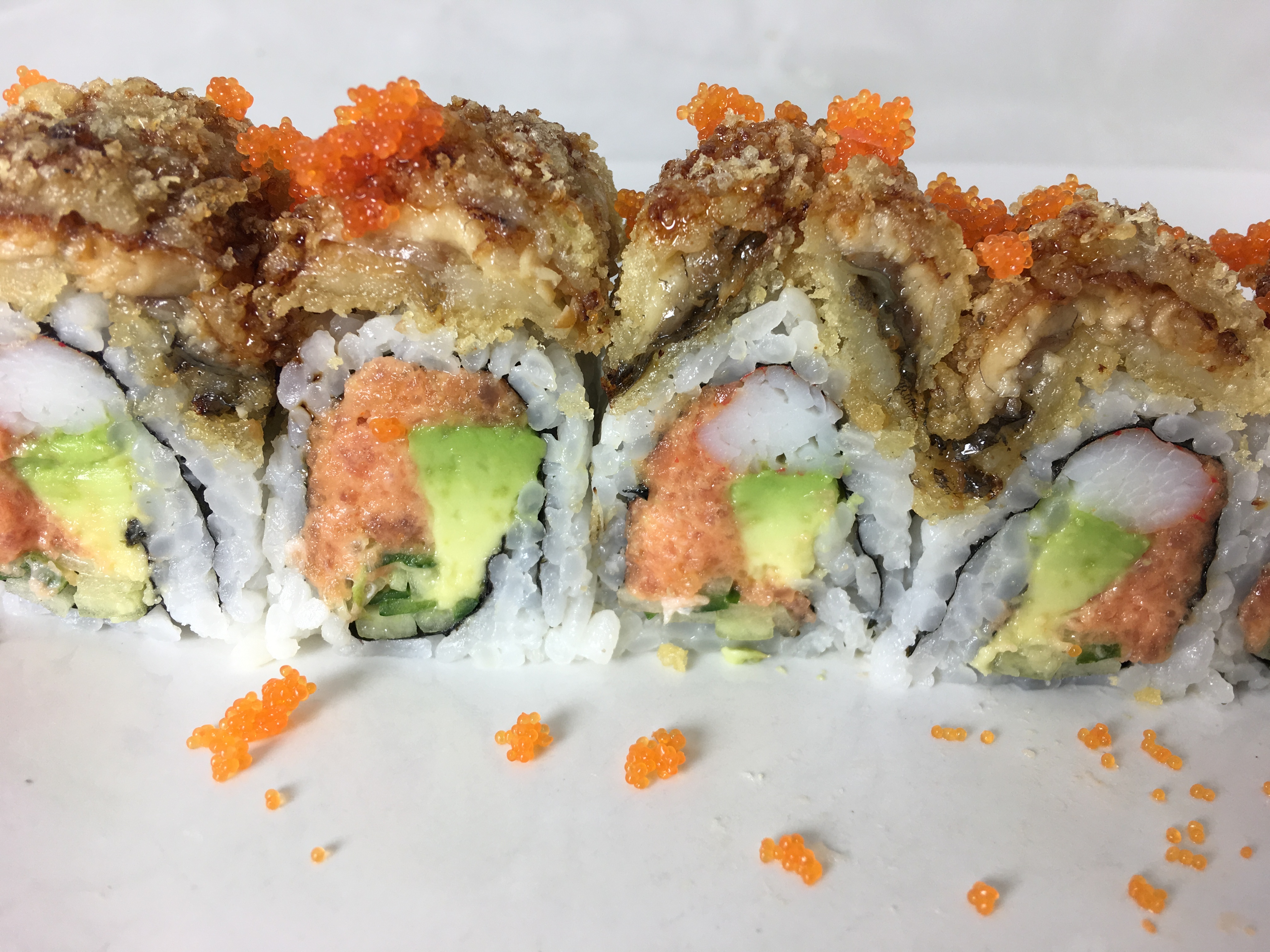 Order Black tiger roll food online from Blue Pacific Sushi Grill store, Lancaster on bringmethat.com