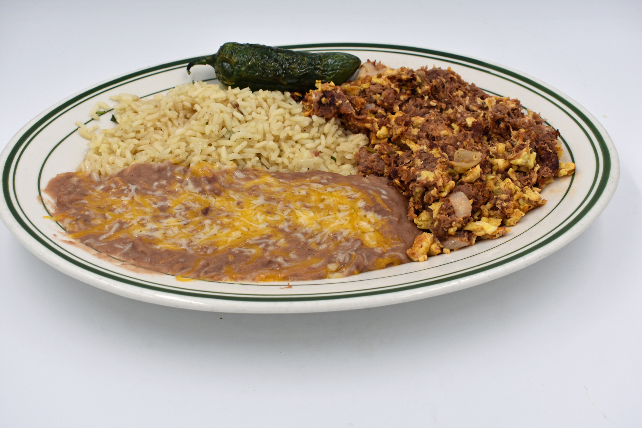 Order Machaca and Eggs food online from J & M store, Escondido on bringmethat.com
