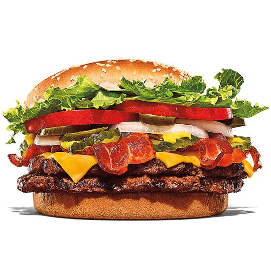 Order Texas Double Whopper food online from Burger King store, Jonesboro on bringmethat.com