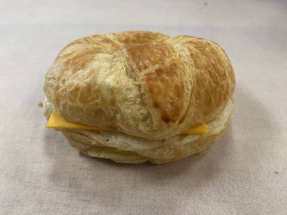 Order Egg and Cheese Croissant food online from Hawk Donuts store, Heath on bringmethat.com