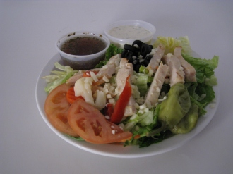 Order Grilled Chicken Salad food online from Guido Pizza & Pasta Northridge store, Northridge on bringmethat.com