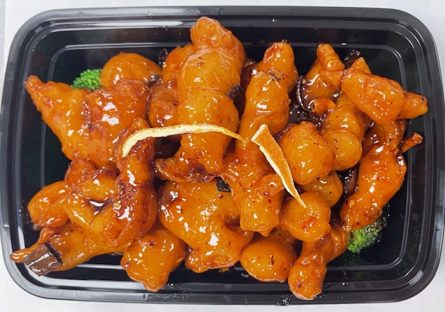Order C12. Orange Flavor Chicken food online from Dragon Palace store, Norcross on bringmethat.com