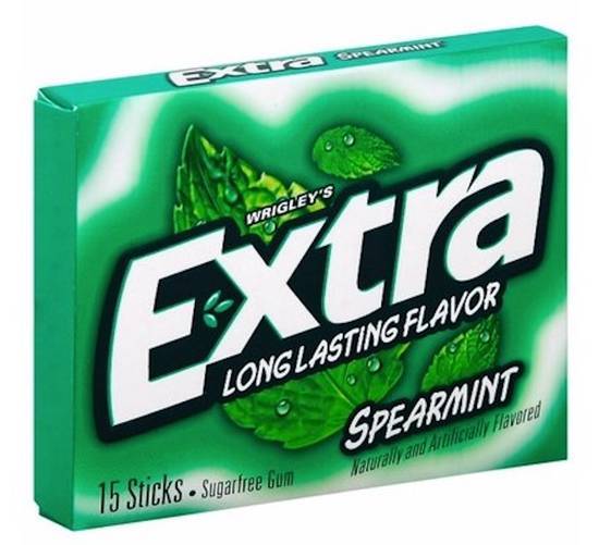 Order Extra Spearmint 15 ct food online from Extra Mile 3062 store, Vallejo on bringmethat.com