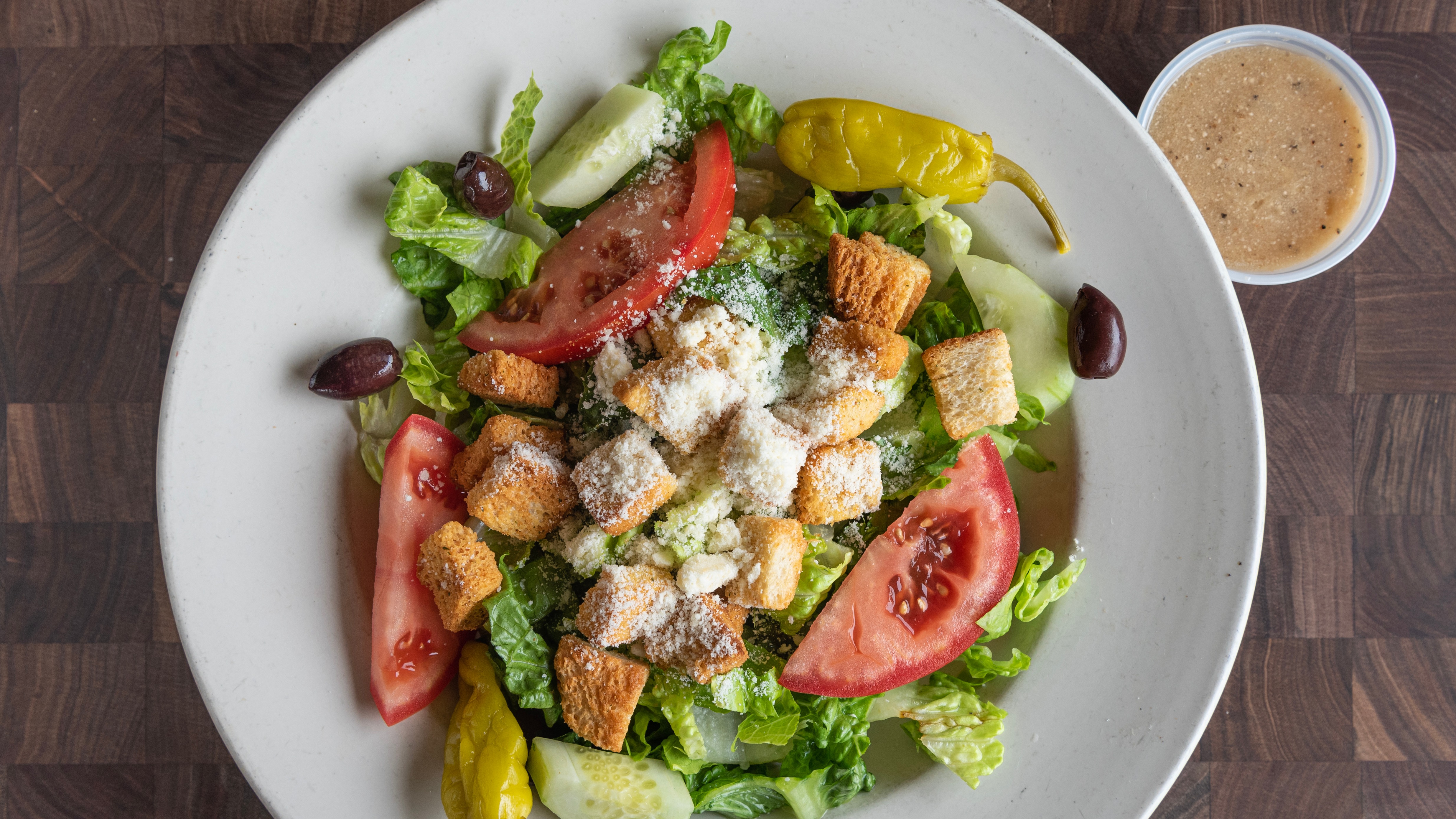 Order Caesar Salad food online from Hub's store, Chicago on bringmethat.com