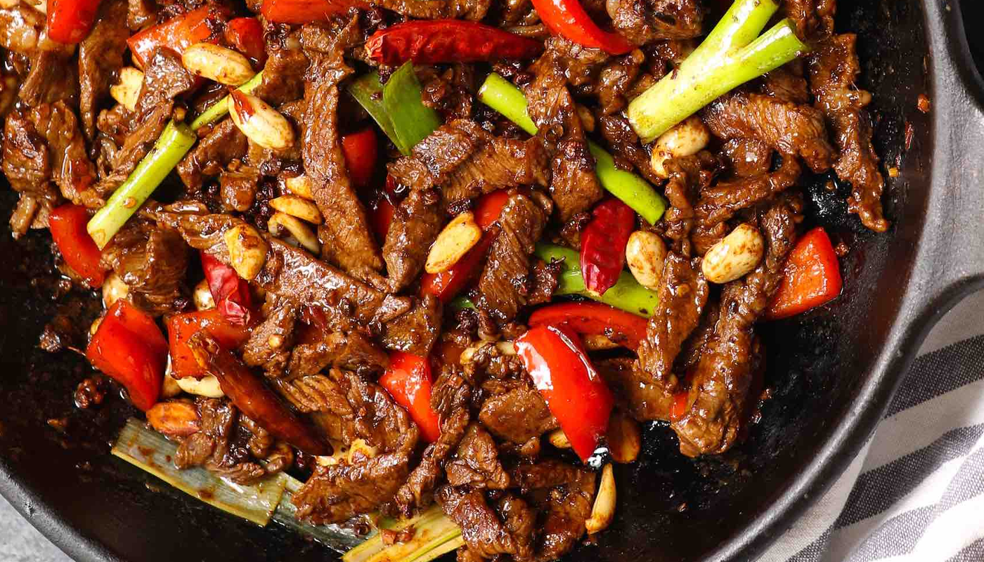 Order Kung Pao Beef - 806 food online from Kirin Hot store, Lancaster on bringmethat.com